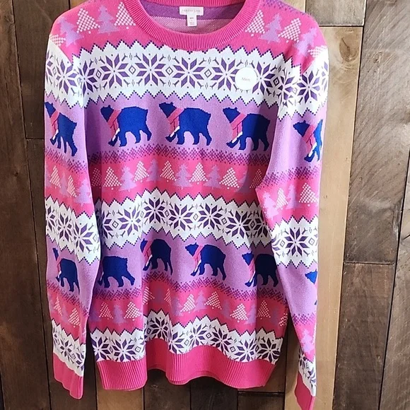 Charter Club Holiday Lane Men's Sweater Size L - Picture 2 of 6